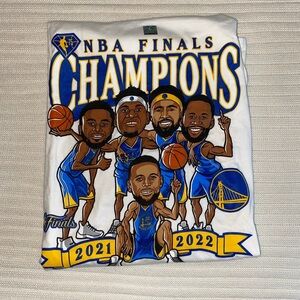 Warriors 2021-22 NBA Finals Champs T-Shirt, NWT